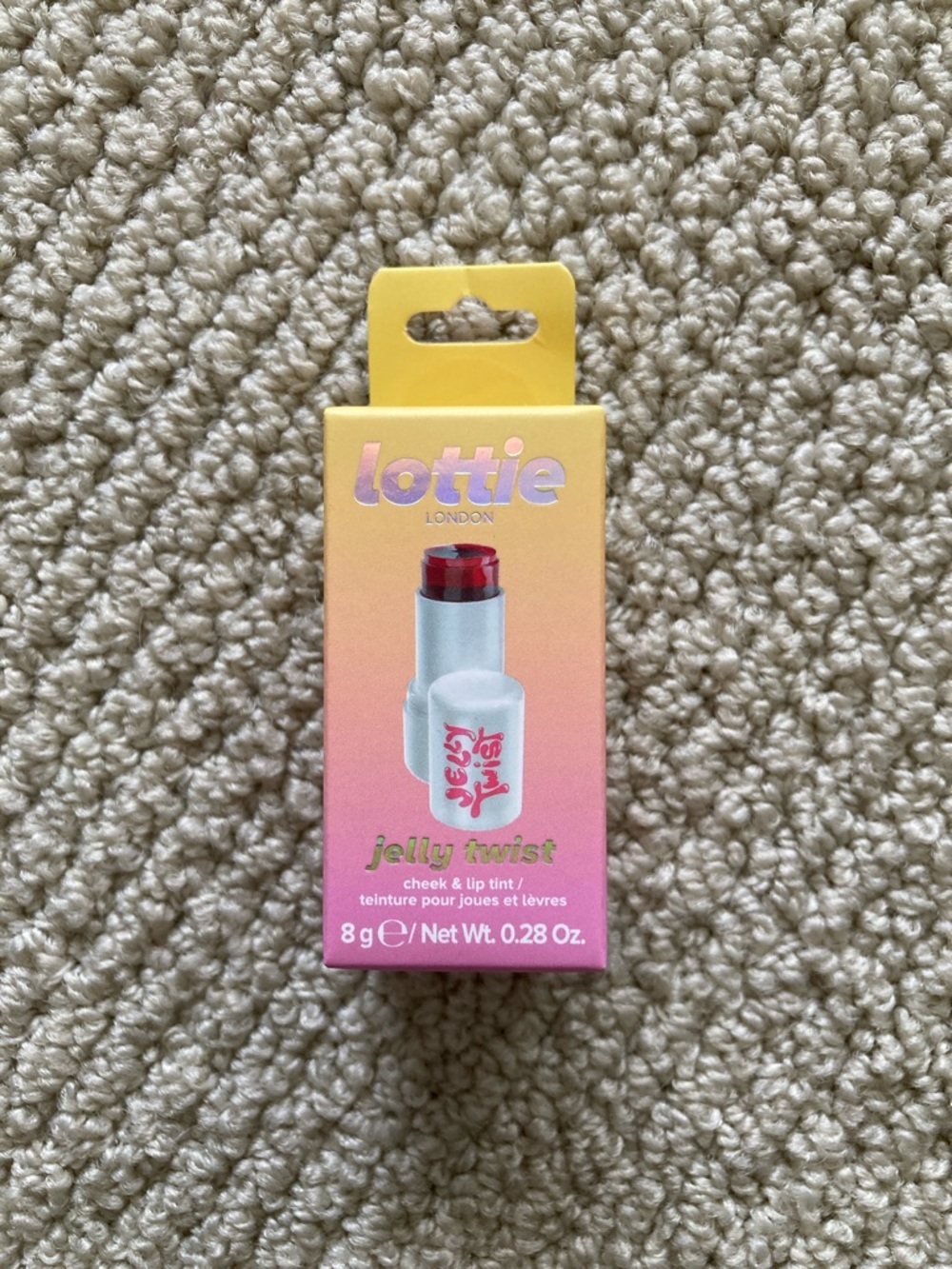 Lottie London Jelly Twist Cheek & Lip Tint Pink Passion NIB